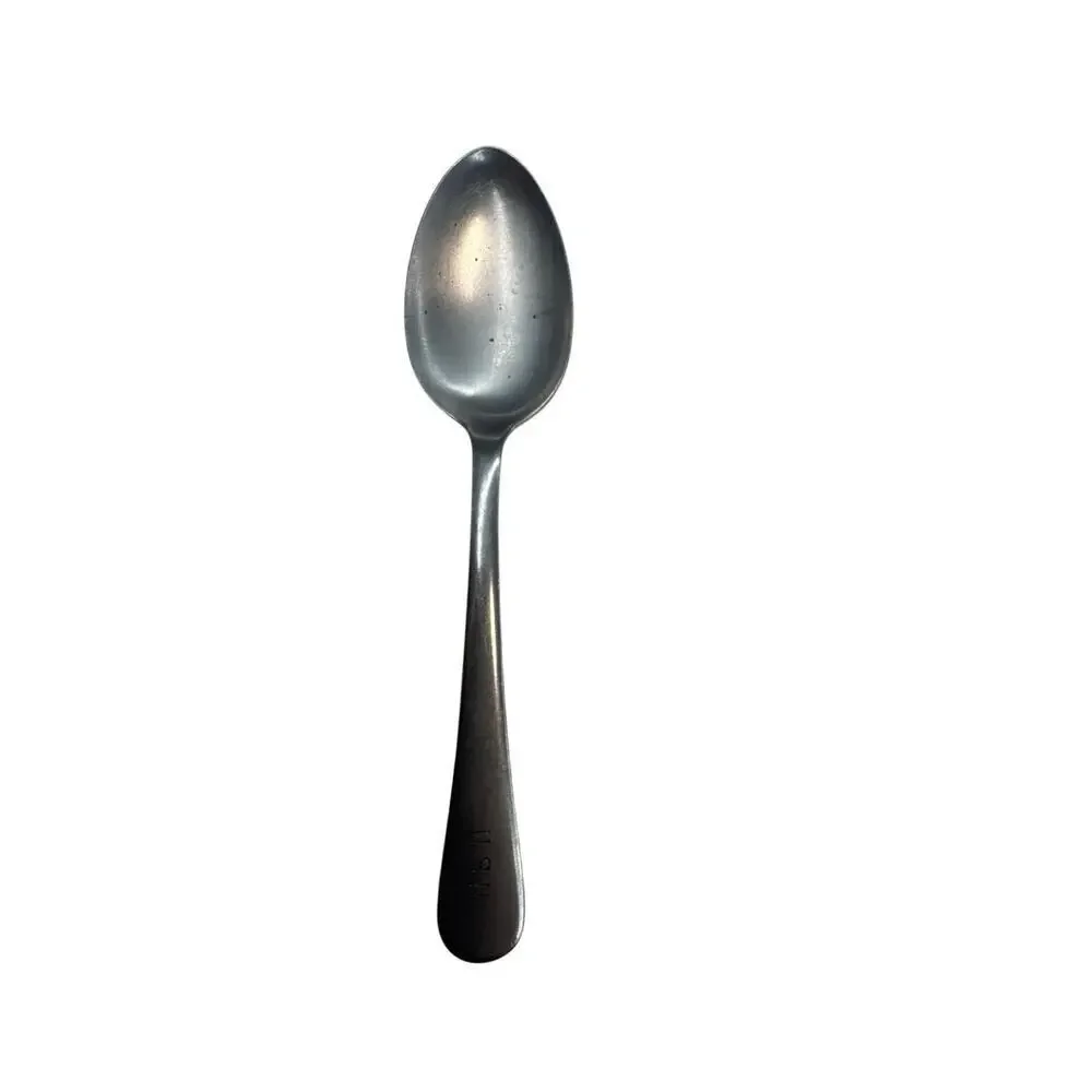 USN U.S. Navy Silverplate Dinner Spoon Fred & Barton Military Flatware
